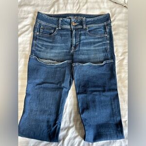 American Eagle Outfitters Dark Blue Boot Cut Jeans